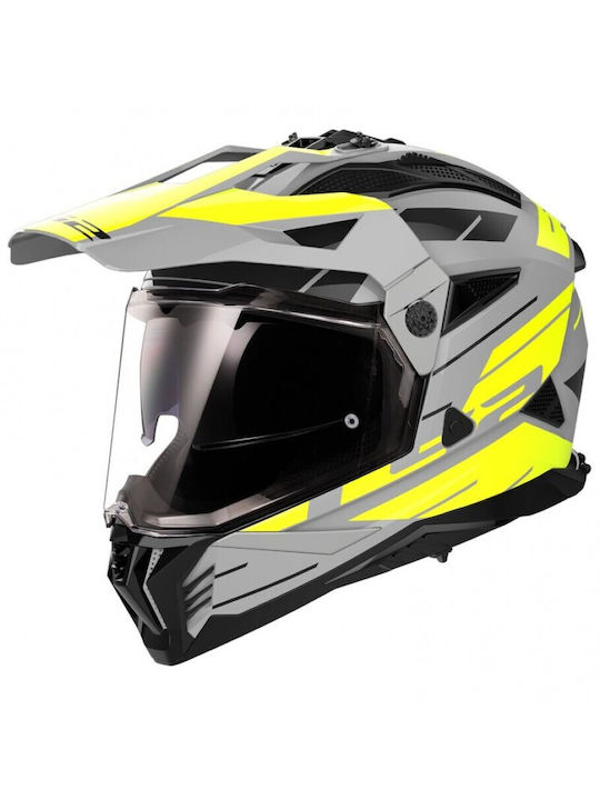LS2 Pioneer II Motorradhelm On-Off ECE 22.06 Ge...