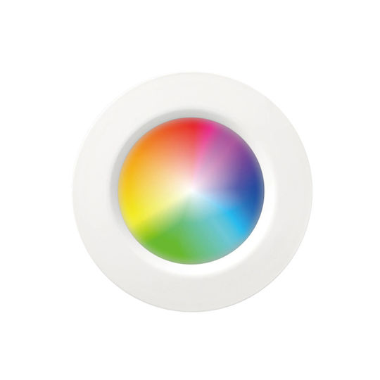 Επιτοίχιο Εξωτερικό Σποτ LED IP44 12W με RGB Φως