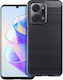 Techwave Carbon Back Cover Μεταλλικό Μαύρο (Honor X7a)