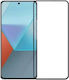 Techwave 5D 0.3mm Full Glue Full Face Tempered Glass Μαύρο (Xiaomi 13T / 13T Pro)