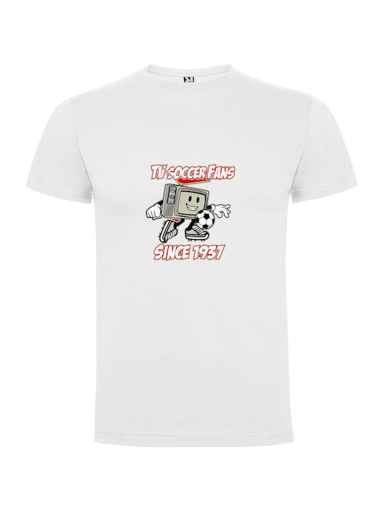 iLovePrints Soccer T-shirt White