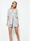 Aruelle Sommer Damen Pyjama-Set Gray