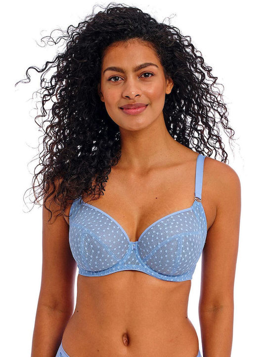 Freya Bra without Padding Underwire Light Blue