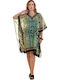 MiandMi Damen Kaftan Strand Blue
