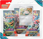 Pokemon Scarlet & Violet Twilight Masquerade - Snorlax 3-Booster Blister Pokémon Φακελάκια