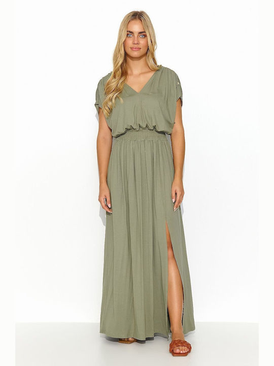 Makadamia Summer Maxi Dress Green