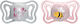 Chicco Πιπίλες Σιλικόνης Light Honey Bee Γκρι-Ροζ για 2-6 μηνών 2τμχ