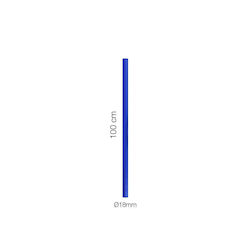 Simoni Racing Car Silicone Hose Air Intake Angled 100cm Length for Blue