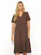 Makadamia Dress Brown