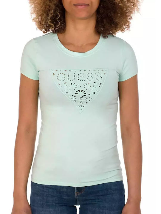 Guess Damen T-Shirt Aqua Breeze