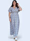 Sommer Maxi Damenkleid Blumen