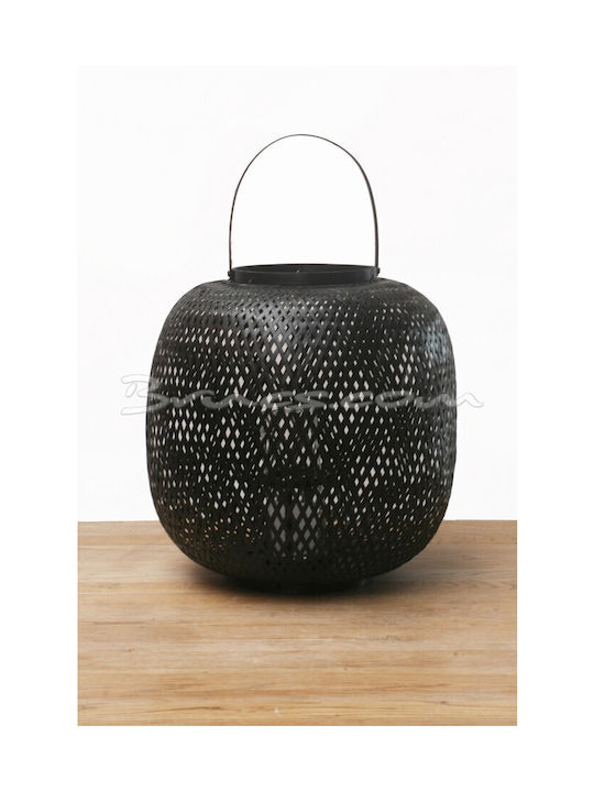 Brucs Bamboo Lantern Black 42x42x42cm