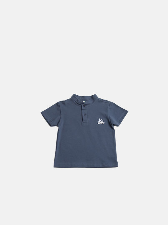 Joyce Kids Polo Short Sleeve Petrol Anchor