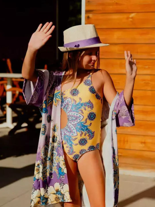 CL Costum de baie pentru copii Întreg Galben