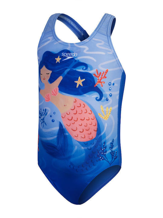 Speedo Kinder Badeanzug Einteilig True Cobalt/c...