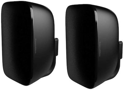 Bowers & Wilkins Ηχεία Εγκαταστάσεων Εξωτερικού Χώρου Am-1 (Ζεύγος) σε Μαύρο Χρώμα