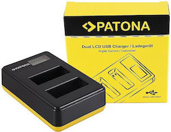 Patona Double Battery Charger Compatible with Canon