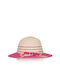 Karfil Kids' Hat Straw Fuchsia