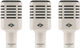 Universal Audio SD-3 3-PACK Set Δυναμικό Microphone XLR Shock Mounted for Studio