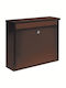 Vorel Außenbereich Briefkasten Inox in Gray Farbe 31x36x10cm