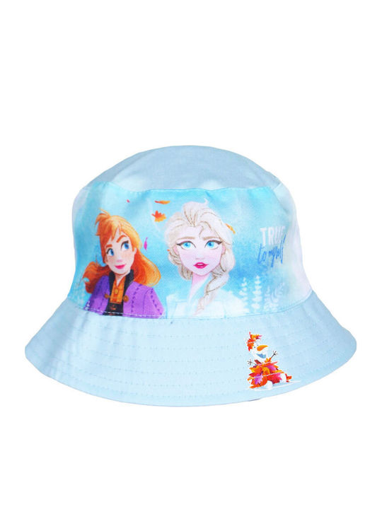 Cerda Kids' Hat Bucket Fabric Frozen Blue