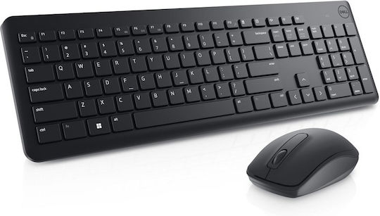 Dell KM332 Ασύρματο Σετ Πληκτρολόγιο & Ποντίκι Ελληνικό