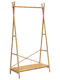 vidaXL Kleiderständer aus Bambus Braun 102x50x190cm