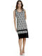 Zen Sommer Damen Nachthemd Black