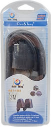 Καλώδιο Scart-Stecker - Scart-Stecker 3m Schwarz SCART
