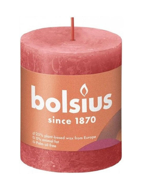 Bolsius Decorative Candle Pink 1pcs