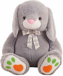 BigBuy Plush Bunny Dido Rabbit Grey 90 cm