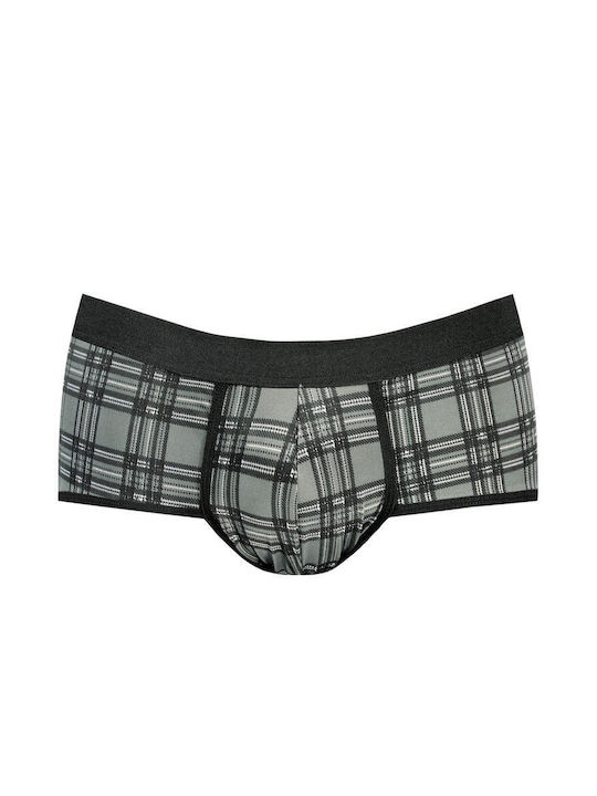 Boss Of Toys Men's Boxer Black Checkered