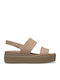 Brooklyn Low Wedge Women's Ankle Strap Platforms Latte/Mushroom