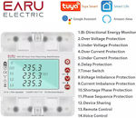 Wifi Tuya Smart Τριφασικό Lcd Ψηφιακό Kilowatt meter Electric Panel Meter EAEMP3-100-TY-W