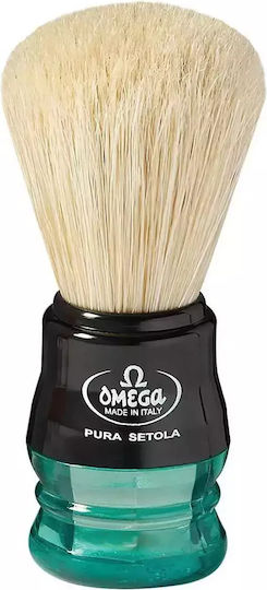 Omega 10777 Shaving Brush Green with Boar Bristle