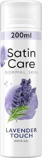 Gillette Satin Care Lavender Touch Gel de Bărbierit 200ml
