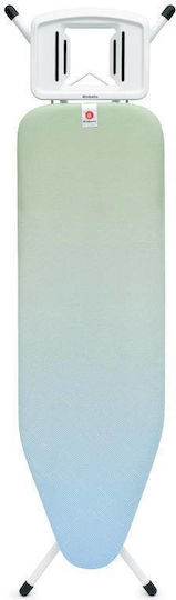 Brabantia Soothing Sea B Ironing Board For Steam Iron Foldable 124x38cm