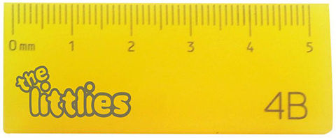 The Littlies Eraser for Pencil and Pen Ruller 1pcs Yellow
