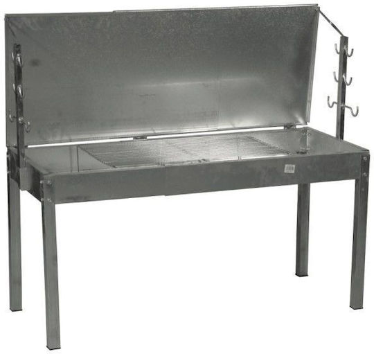 Klapakis Holzkohlegrill für Lamm mit Deckel 85cmx65cm