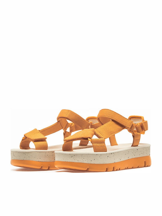 Oruga Up Women's Flat Sandals in White Color