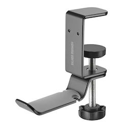 Silver Monkey Desk Mounted Headphone Stand Silver