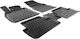 Perflex Set of Front and Rear Mats 4pcs Tray Type for Opel Corsa D-E 2006-2019 Black