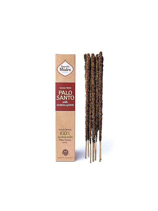 Θυμίαμα Palo Santo Sandalwood Sagrada Madre Premium Incense 8τμχ