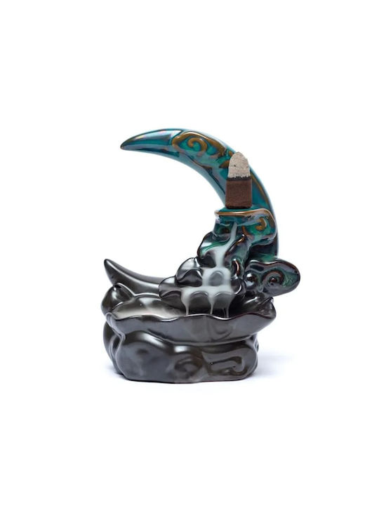 Keramik Rückflussbrenner Mondkegel Umkehrfluss 14cm