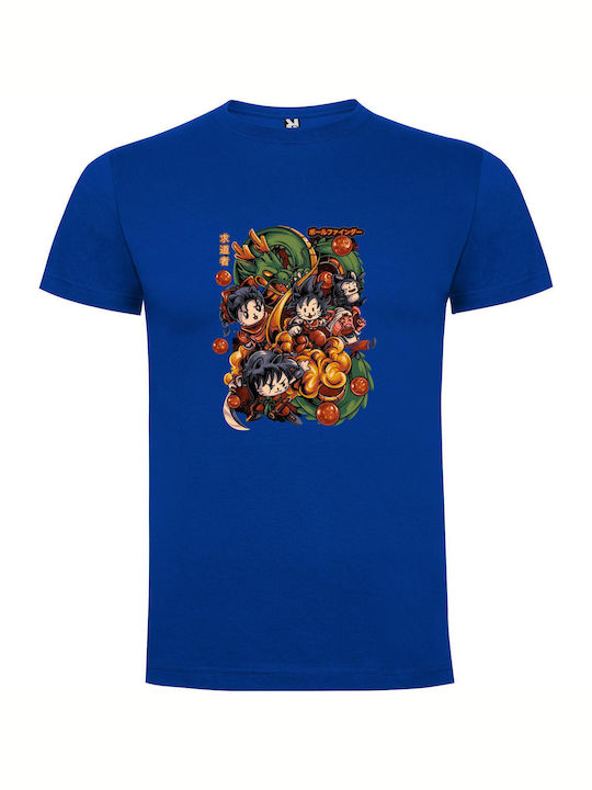 iLovePrints Cartoon T-shirt Dragon Ball Blau