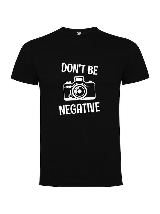 iLovePrints Posi-nega Cam T-shirt Μαύρο