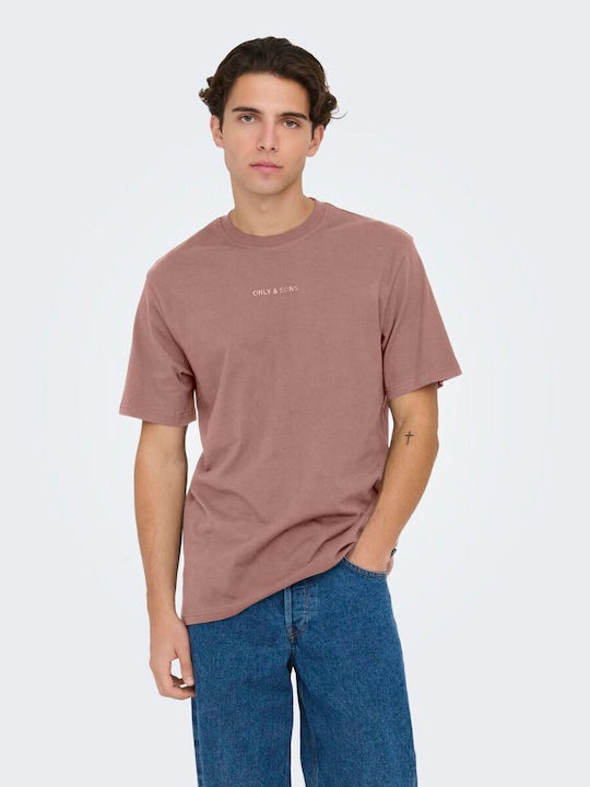 Only & Sons Sons Men's Short Sleeve T-shirt CAFE