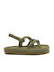 Sandale Casual Damă Κaki 6476