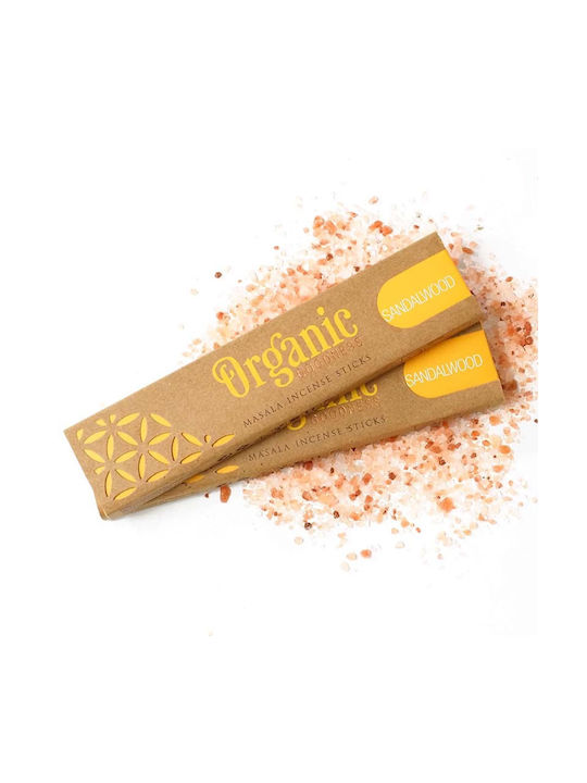 Sandelholz Masala Räucherstäbchen Bio 15g