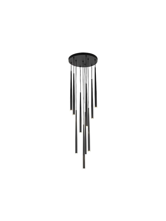 TK Lighting Piano Κρεμαστό Φωτιστικό Μαύρο για ...